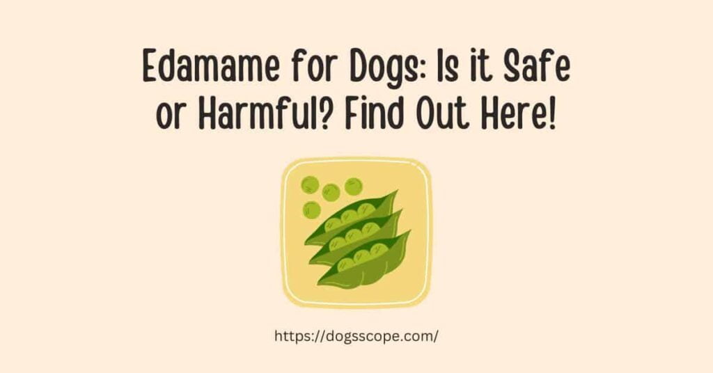 Can dogs have edamame