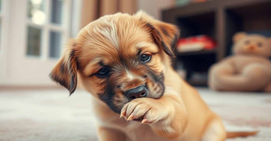 Why Do Puppies Bite Their Paws